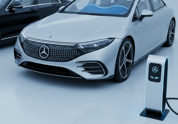 Большой электрический седан Mercedes-Benz EQS оказался дешевле бензинового S-Class