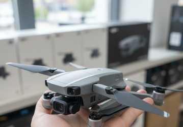 DJI Mavic 3 уже появился в магазинах: новый дрон наконец засняли вживую в руках пользователя