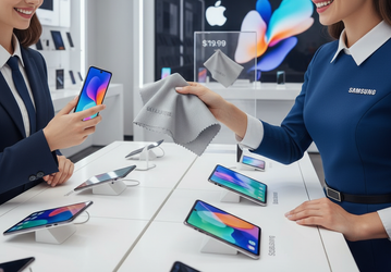 Samsung отлично троллит Apple: компания дарит салфетки для экрана владельцам устройств Galaxy