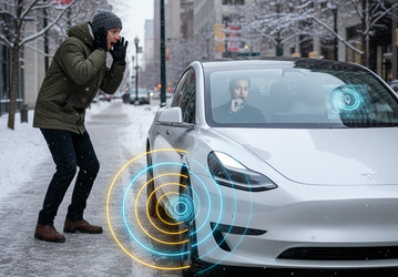Электромобили Tesla получили «мегафон» — можно накричать на прохожего
