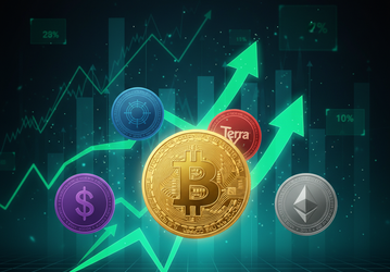Bitcoin подорожал на 6,5%, Solana – на 9%, Cardano – на 16%, а Terra – на 33%. Итоги предпоследней недели 2021 года на рынке криптовалют