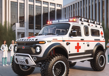 Ростех показал скорую помощь на базе модернизированной Lada Nova Legend. Мощность двигателя увеличена до 110 л.с.