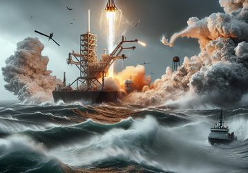Илон Маск показал впечатляющее видео посадки Falcon 9, снятое с помощью Starlink Maritime