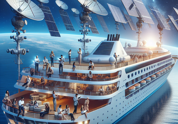 «Крутое интернет-соединение» теперь будет даже в океане. Royal Caribbean и SpaceX договорились о сотрудничестве