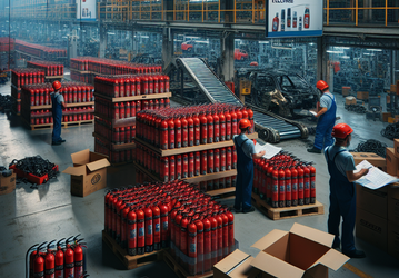 Продажи автомобильных огнетушителей рухнули из-за остановки заводов