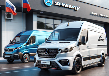Китайский конкурент «ГАЗели» с дизайном Mercedes-Benz Sprinter: JAC Sunray поступил в продажу в России