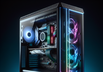 ASRock представила экран, который можно закрепить прямо на боковой панели системного блока