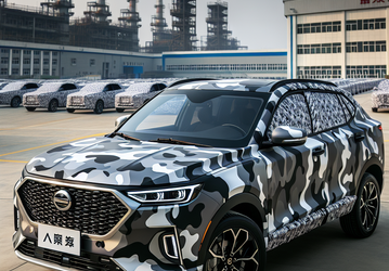 Последняя новинка Haval в этом году. Загадочный кроссовер Haval A07 показали на живых фото