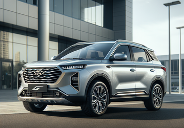 Chery Tiggo 9 впервые сфотографировали без камуфляжа