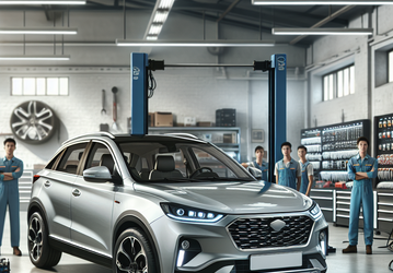 Совершенно новый Geely Coolray засняли в России на дилерской станции. Вероятно, авто готовят к сертификации