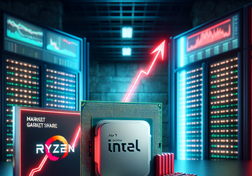 AMD снова подвинула Intel. Компания заняла рекордную для себя долю на процессорном рынке