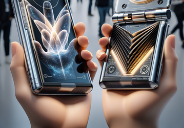 Легендарные слайдеры Motorola RIZR возвращаются? На MWC 2023 показали новый концептуальный RIZR с выдвижным экраном