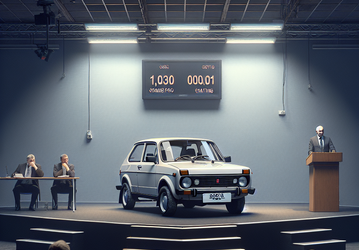 Последнюю новую Lada Niva в Великобритании выставили на аукцион, но машину на торопятся покупать