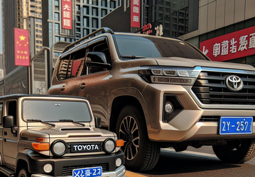 Китайцы поиздевались над Toyota Land Cruiser 300. Дизайн респектабельного рамного внедорожника «адаптировали» для микромобиля