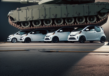 Маленький, да удаленький. Микроавтомобиль Chery Ant протестировали танком Т-59