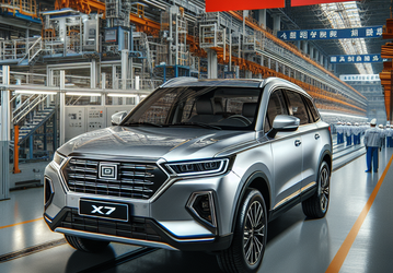 В Китае представили обновленный кроссовер BAIC X7 – его будут собирать в России