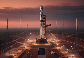 120-метровая ракета SpaceX Starship на космодроме за сутки до запуска. SpaceX поделилась фотографиями из Техаса
