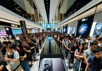 Huawei P60 Pro хит не только в Китае. В Малайзии за лучшим камерофоном в мире выстраиваются огромные очереди