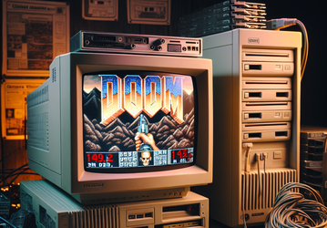 Оригинальный Doom запустили на... компьютере. Но с видеокартой с интерфейсом ISA, который разогнали более чем втрое