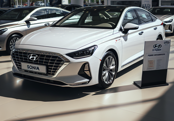 В Россию привезли большую партию седанов Hyundai Sonata 2023 – с моторами 2,0 и 2,5 л и 2-летней гарантией