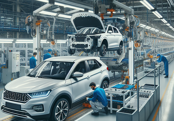 АвтоВАЗ запустил производство кроссовера Lada X-Cross 5 на бывшем заводе Nissan в Санкт-Петербурге. Фото с конвейера