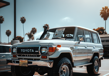 Ценность Land Cruiser. В США 26-летний Toyota Land Cruiser продают за 110 тыс. долларов — вдвое дороже новой Sequoia