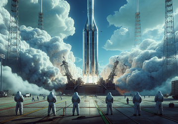 Гигантская ракета Starship может отправиться в космос через 6 недель. Илон Маск оценивает успех запуска в 60%