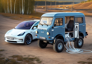 Чем «Электро-Буханка» лучше Tesla: преимуществ оказалось немало, включая стоимость и зарядку от любых розеток