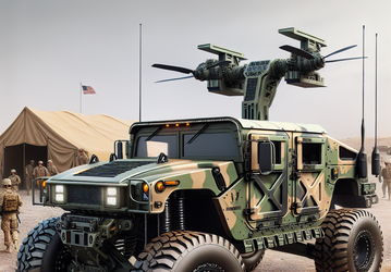Электрический Hummer для военных получил дизельный генератор и огромную батарею