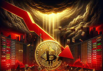Биткойн рухнул более чем на 1600 долларов