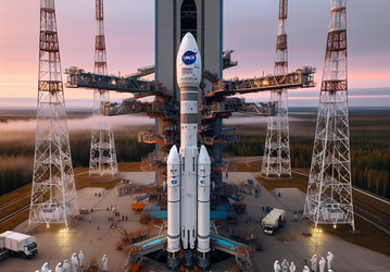 Ракету с автоматической станцией «Луна-25» установили на стартовый комплекс космодрома
