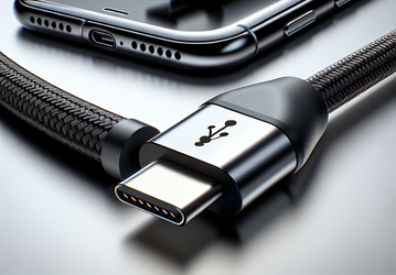 Наконец-то Apple избавится от USB 2.0 в iPhone? Появилось фото кабеля USB4 для iPhone 15 Pro, способного передавать до 150 Вт мощности