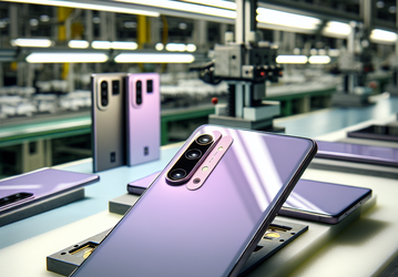 Двухцветный Huawei Mate 60 засветился на фотографиях прямо с завода
