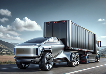 В этом плане Tesla Cybertruck опередит всех конкурентов: новый пикап сможет буксировать огромные прицепы