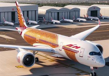 Air India показала первый из шести дальнемагистральных Airbus A350, которые должны были достаться «Аэрофлоту»