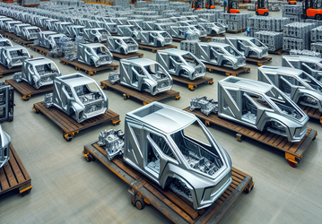 Самый разрекламированный электромобиль в истории. На заводе Tesla заметили сотни отливок для Cybertruck
