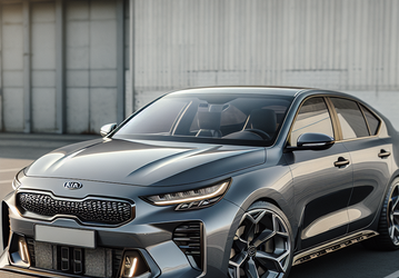 Это Kia K5 2024 GT Line. Не представленный официально седан засняли прямо на парковке