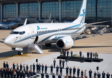 В России представили Boeing 737-900 имени Гавриила Державина