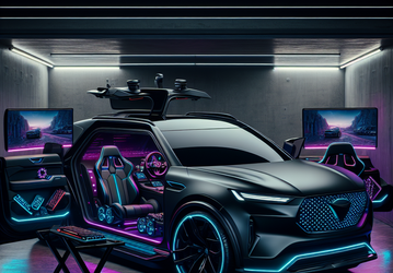 Представлен геймерский Lexus TX: c RGB-подсветкой, мощной акустикой и парой больших мониторов в салоне