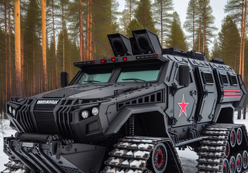 Ещё один «Танк» на российском авторынке. Отечественный вездеход Visuva Tank с гусеничным приводом получил 4,3-литровый мотор Toyota