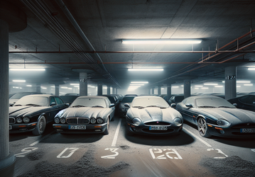 В России нашли подземную парковку с «забытыми» Jaguar