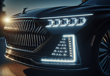 Обновленный Aurus Senat получил особые фары, которых нет ни у Audi A8, ни у Mercedes-Benz S-Class