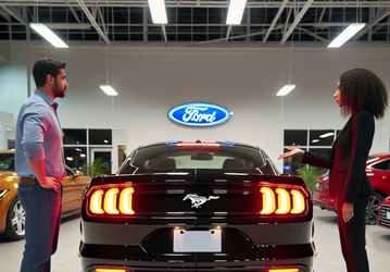 Ford, что с контролем качества? На уникальный Mustang Dark Horse с завода установили разные фонари из США и Европы