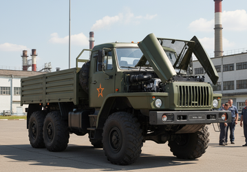В России начали выпускать «Урал-80» с новым мотором объемом 5,1 литра и полным приводом с блокировками