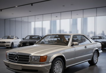 Редчайший Mercedes-Benz 560 SEC скинул 10 млн рублей. В России продают уникальный автомобиль
