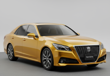 В России за 4 млн рублей продают «золотую» Toyota Crown