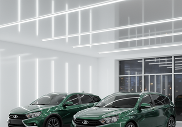 Новые версии Lada Vesta SW Cross и Vesta SW Sportline засняли у дилеров