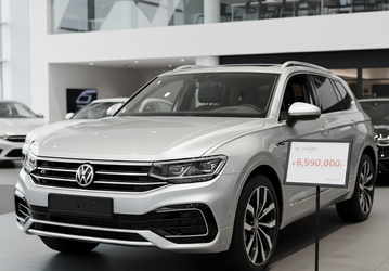 Большой полноприводный кроссовер Volkswagen Tavendor 2025 в России подешевел уже на 1,3 млн рублей с начала года