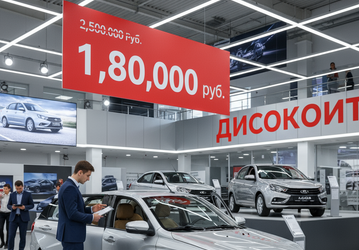 Продают в минус? Скидки на Lada Aura превысили 1 млн рублей, машину в топовой версии Status продают за 1,75 млн рублей