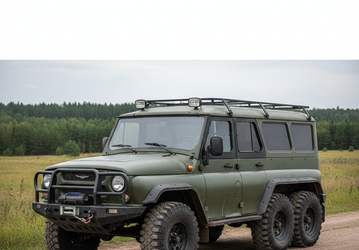 Единственный в мире УАЗ 6х6 с двигателем и коробкой от Toyota Land Cruiser